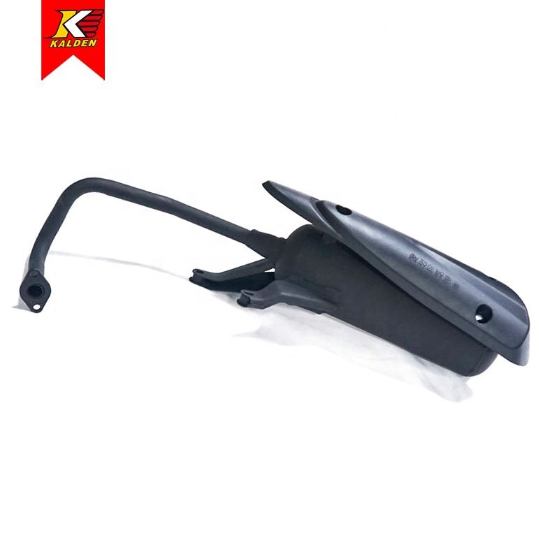Wholesale high quality GY6 125cc/150cc scooter muffler black motorcycle exhaust pipe