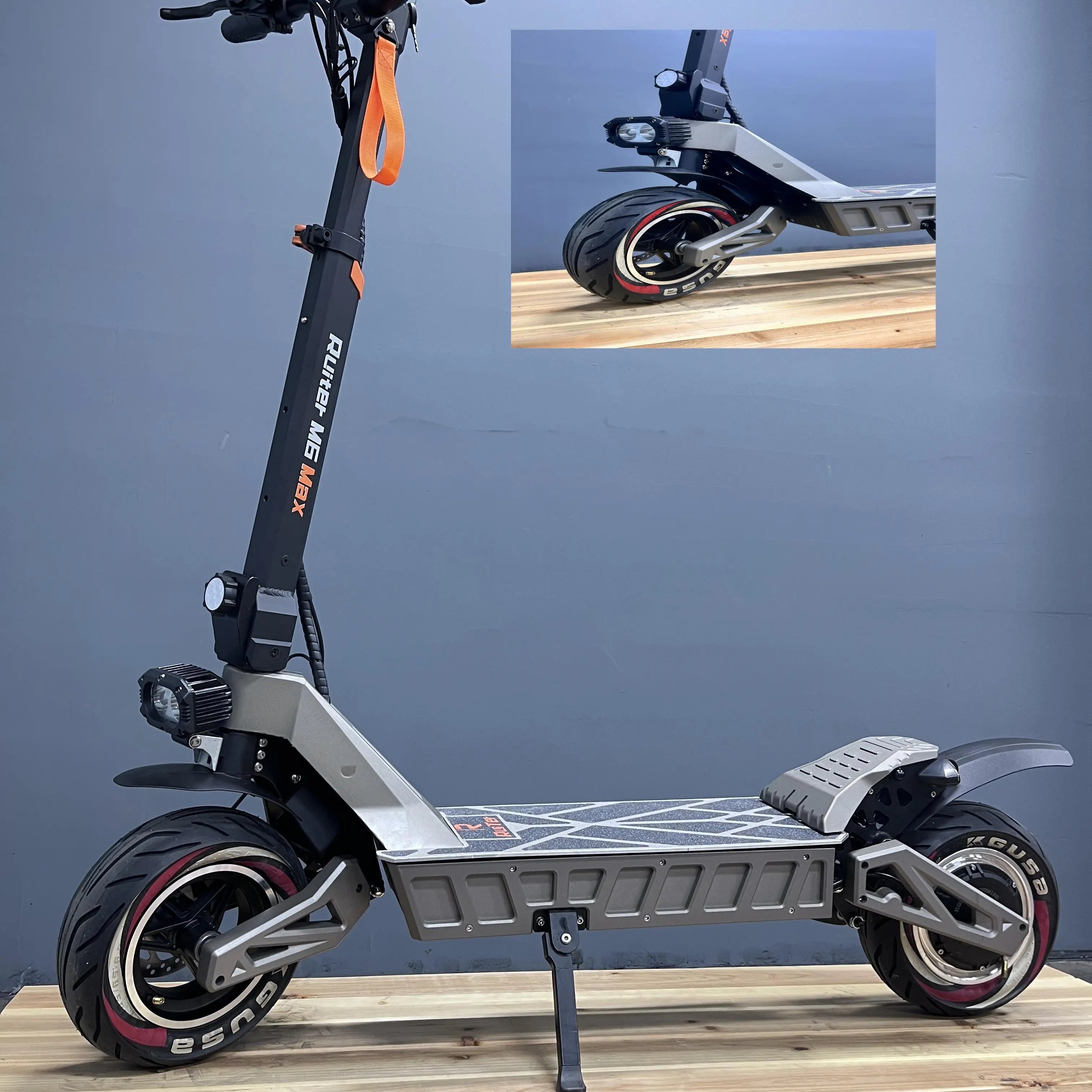 RuiToo M6Max 2025 new design 3000W Dual Motor Off Road Foldable Oil Brake for adouts Electric Scooters