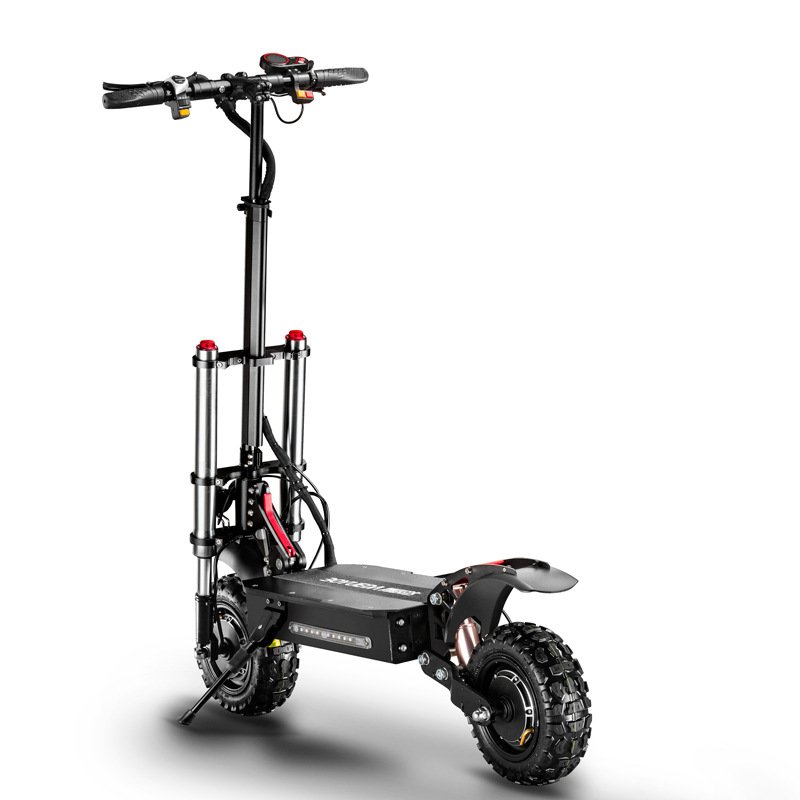Y10 52v 18ah Electric Scooter Unisex 2-Wheeler Folding Mobility Self-Balancing with Big Wheels and Seat Powerful for Adults