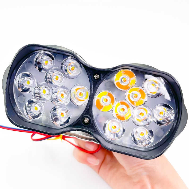 New Design Spare Parts Scooter Accessories DC 9-85V Led 30W External Lights For Car Wholesale Motorcycle Spotlight