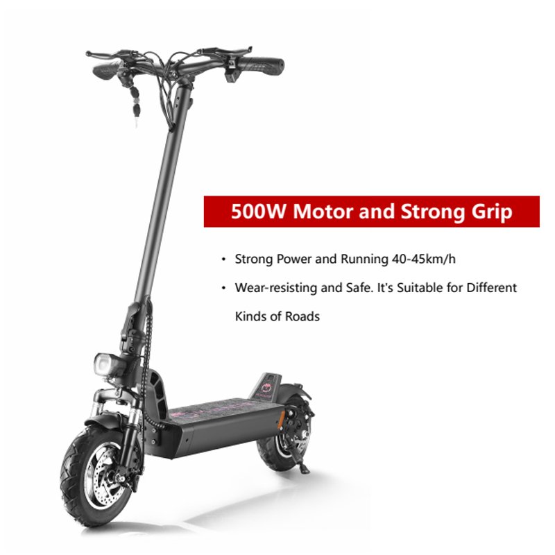 Custom LOGO E Scooter Off Road 48v 10AH Disc Brake 10in Wheel Urban Elektrikli Escooter E Electric Scooter