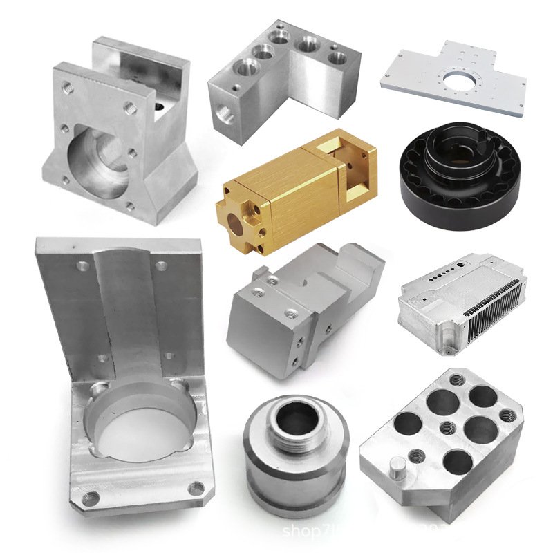Custom CNC Machined Anodized Aluminum 3D Printing Precision CNC Spare Turning Metal Machining Milling Manufacturer Service Parts