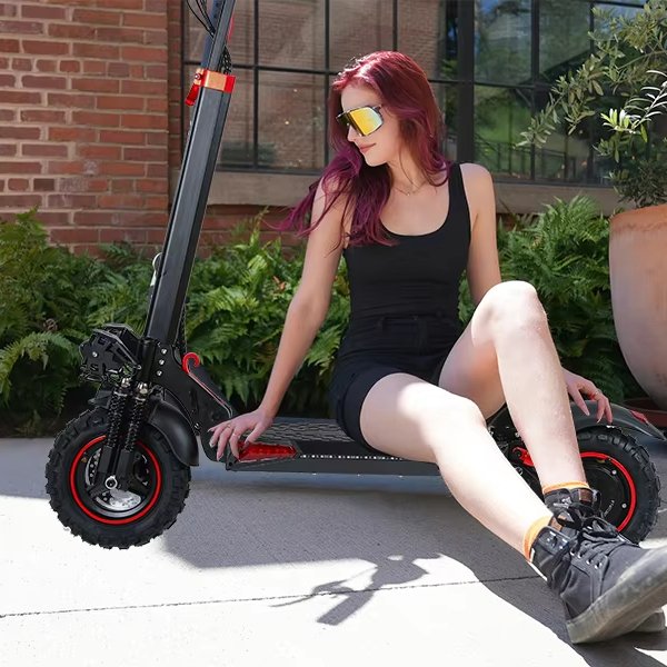 US 800W High-Speed Motor Electric Scooter with Foldable Seats 49km/h Max Speed 10 Inch Tire adult electric Two-wheel Scooter