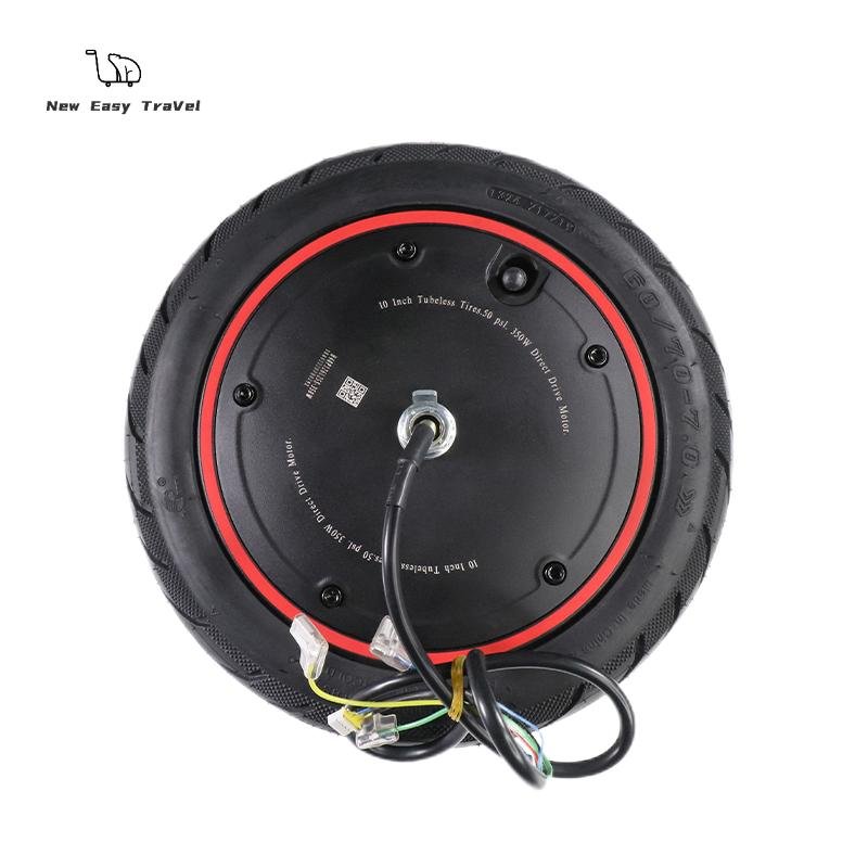 60/70-7.0 Tubeless Tire 350W 36V Front Wheel Motor 10inch Mi4Pro 48V Kick Scooter Parts