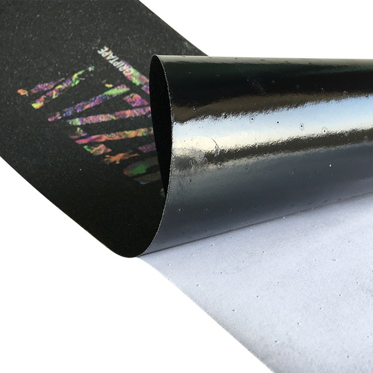Free Sample High quality UV printing OS780 skateboard griptape with perforated holes for custom oem scooter longboard grip tape