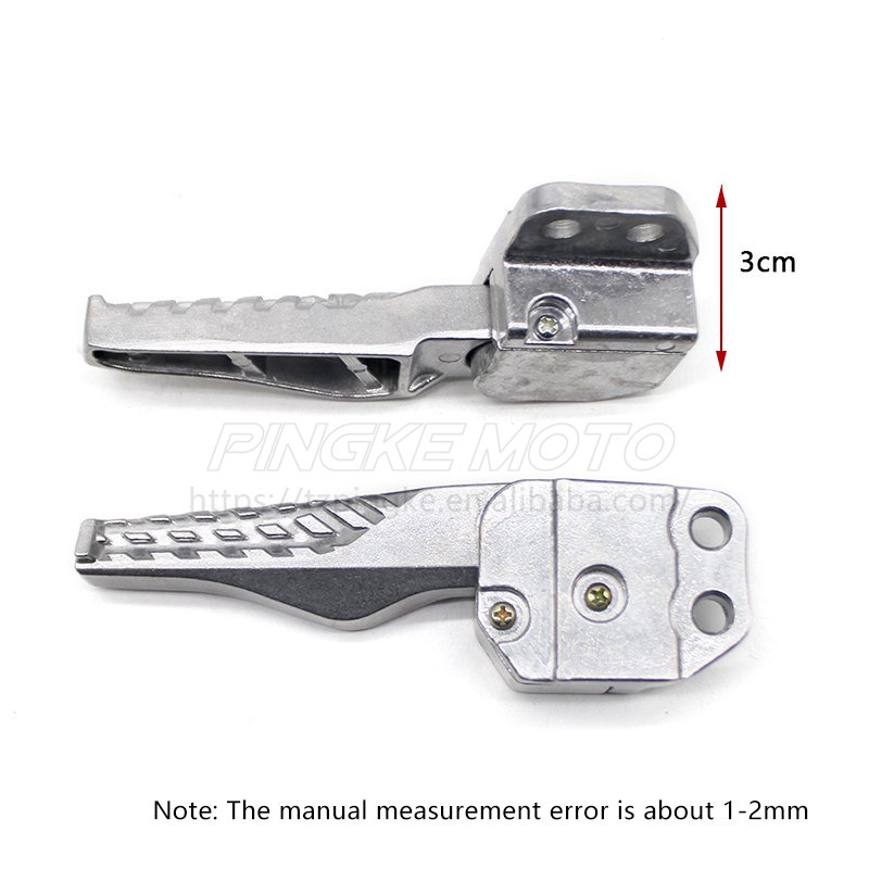 Universal Motorcycle Scooter Accessories Footrest Foot Pedal Aluminum Foot Rests Set