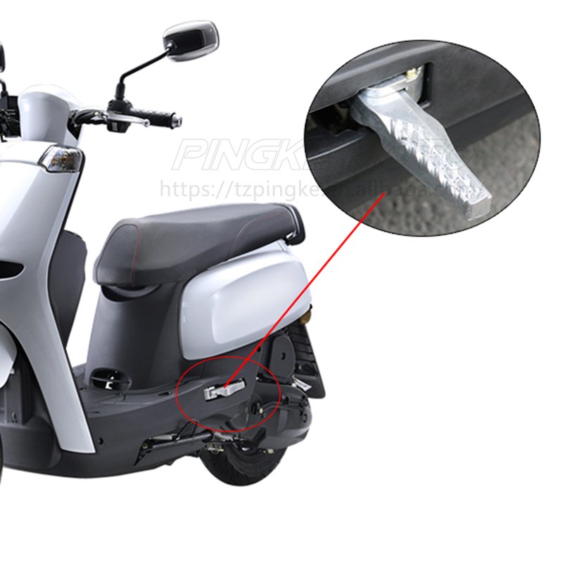 Universal Motorcycle Scooter Accessories Footrest Foot Pedal Aluminum Foot Rests Set