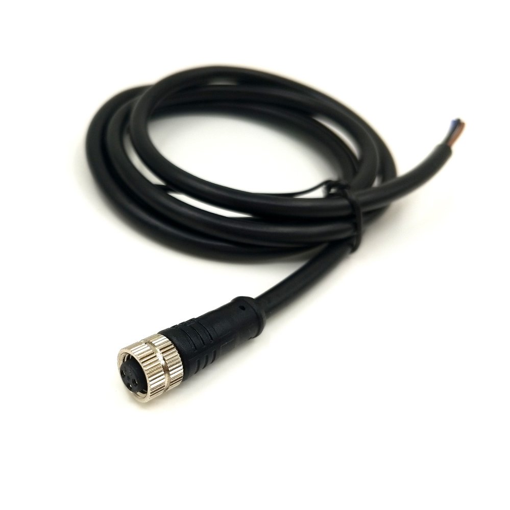 Factory Custom Scooter Ebike Julet M8 2 3 4 5 Pin 2Pin 3Pin 4Pin 5Pin 6Pin Wire Cable Male Female Plug Waterproof Connector