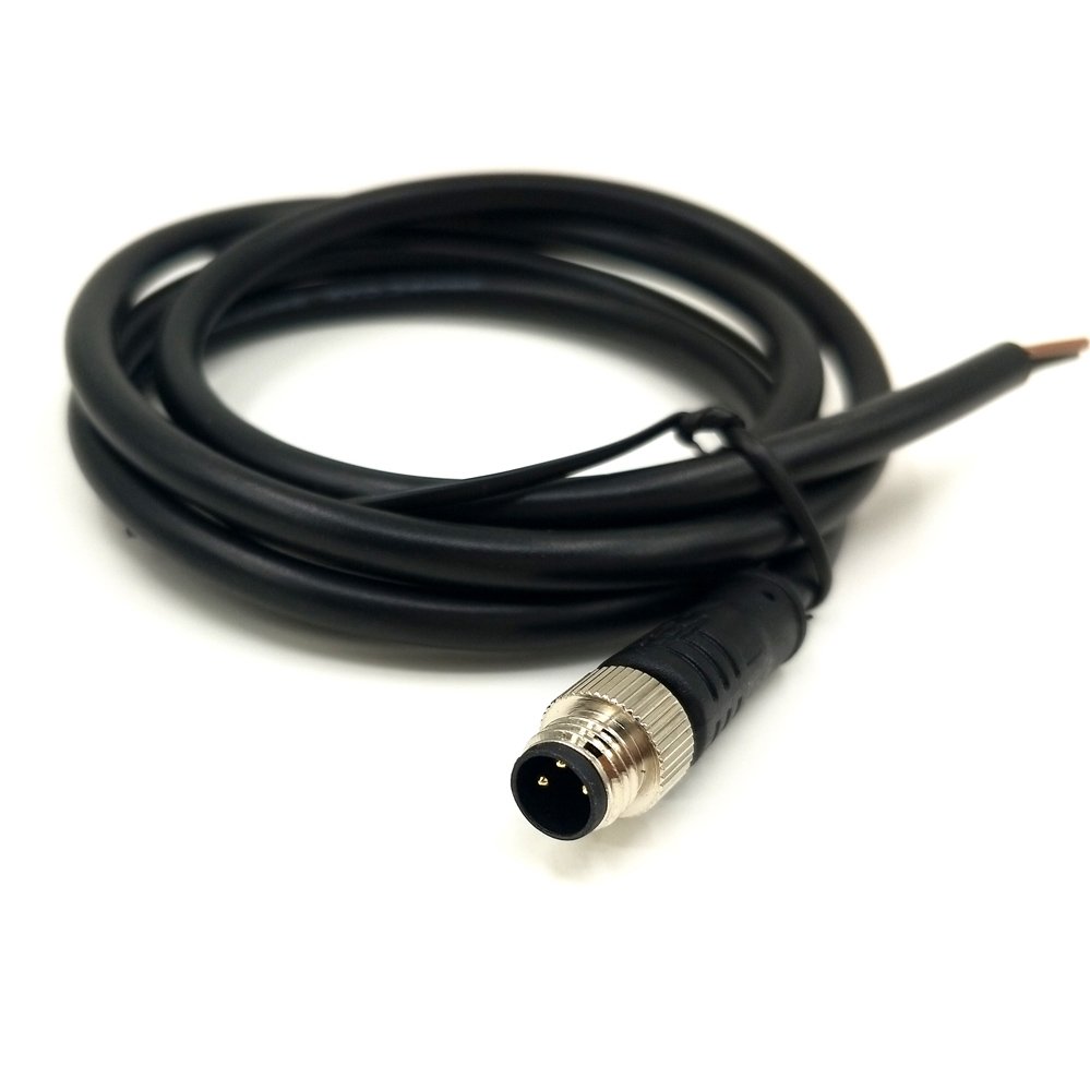 Factory Custom Scooter Ebike Julet M8 2 3 4 5 Pin 2Pin 3Pin 4Pin 5Pin 6Pin Wire Cable Male Female Plug Waterproof Connector
