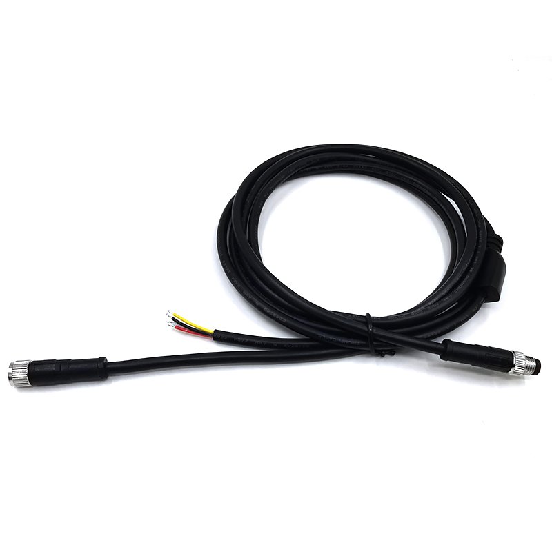 Factory Custom Scooter Ebike Julet M8 2 3 4 5 Pin 2Pin 3Pin 4Pin 5Pin 6Pin Wire Cable Male Female Plug Waterproof Connector