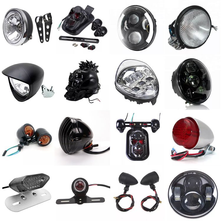 Custom motorcycle modification OEM replacement parts and accessories for Harley Davidson