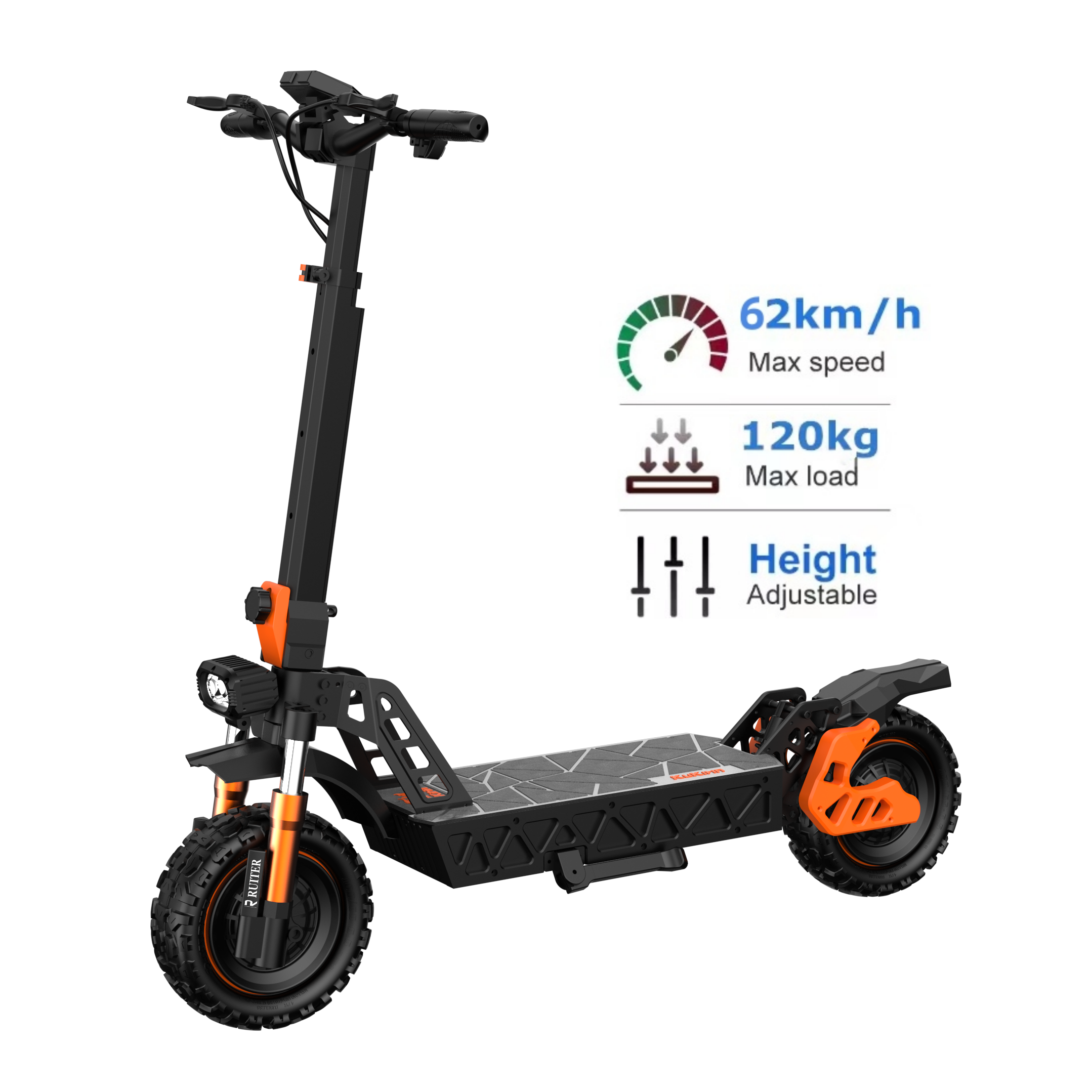 Popular Factory Direct Sale Cheap Dual Motor 1200W Two Wheels Electric Scooter