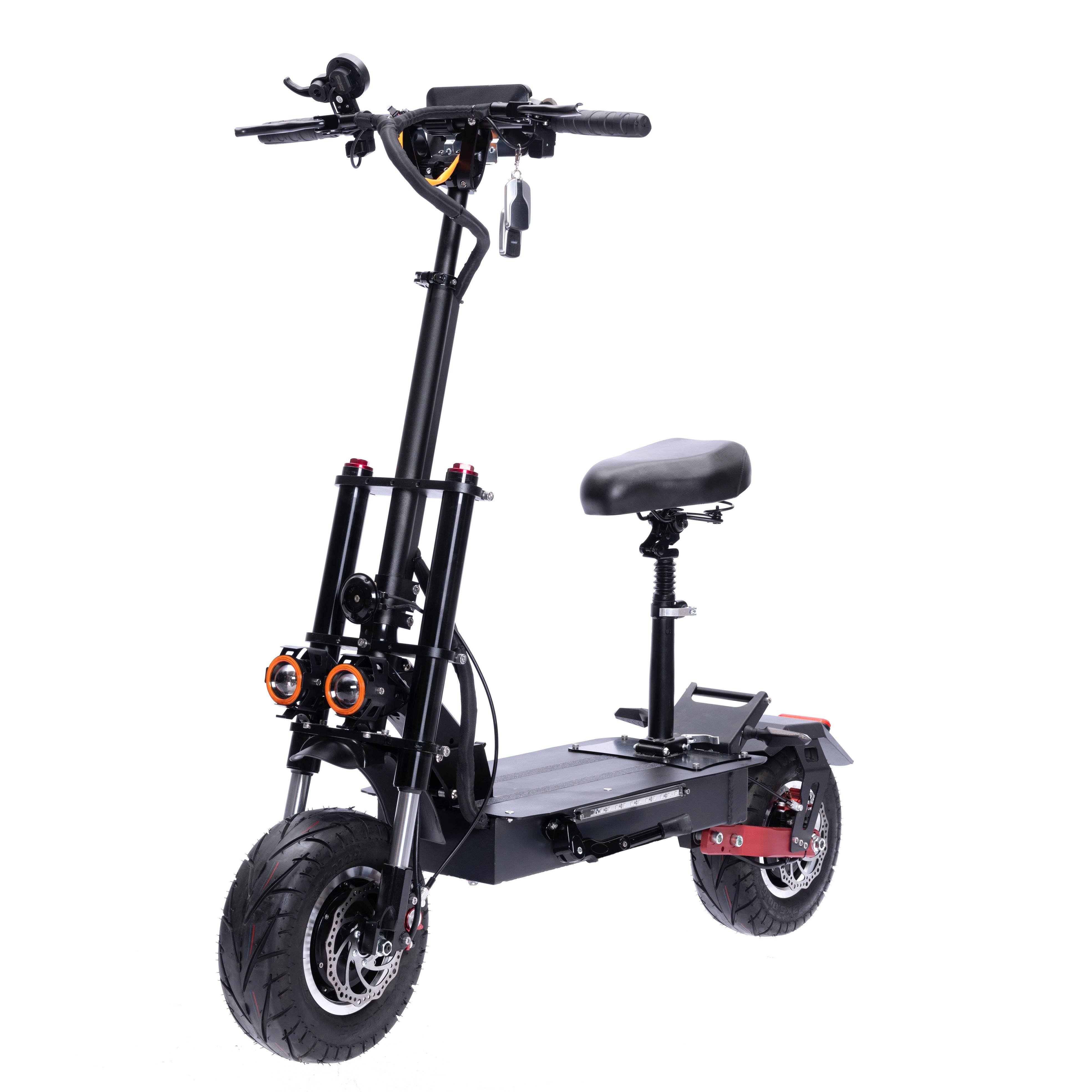 off road 13 Inch for Adult Foldable Electric Scooter With Seat spot goods