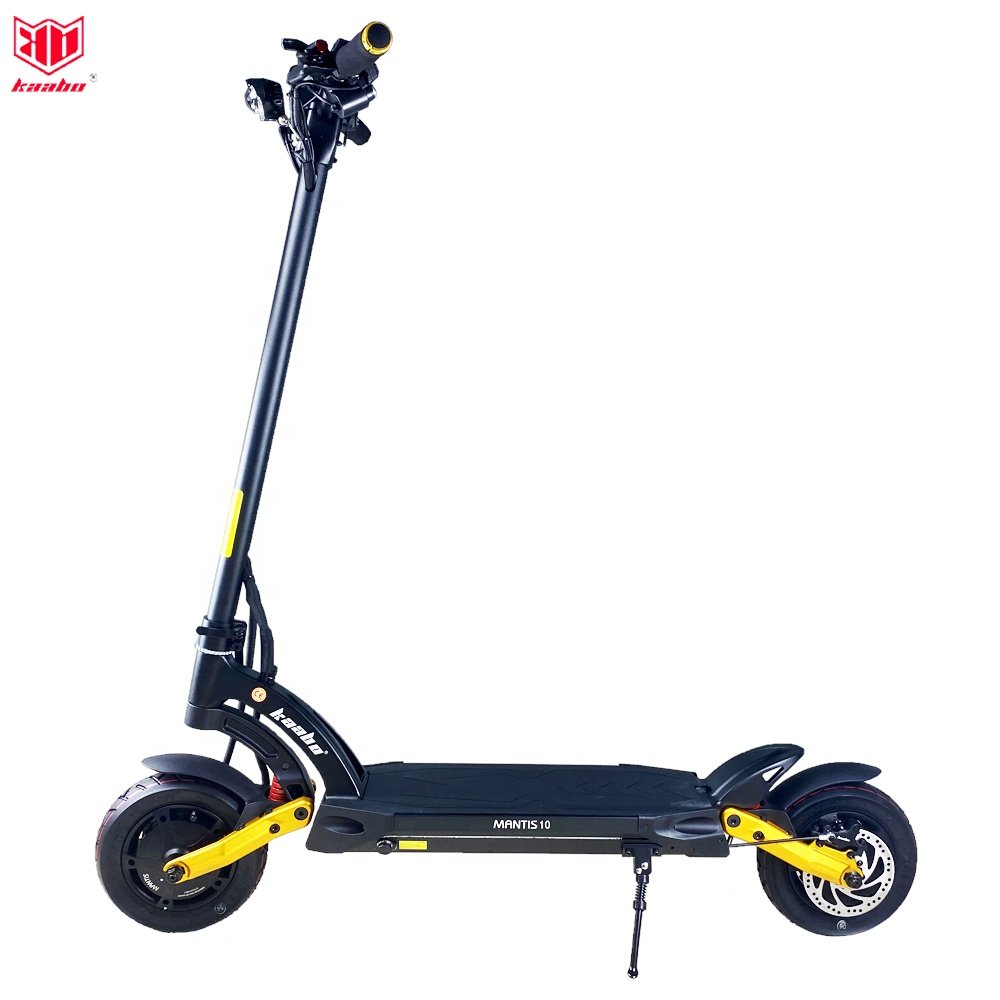 Original KB Mantis 10 60V 18.2Ah Gold Version 2* 1000W Dual Motor Easy Foldable Adult Official Kaabo Mantis 10 Electric Scooter