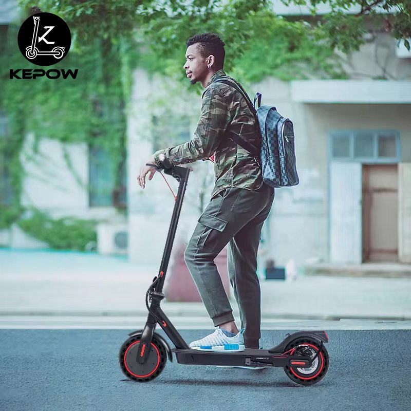 china Warehouse 350w motor 36v 7.5ah lithium battery shock absorption folding electric scooters for adults
