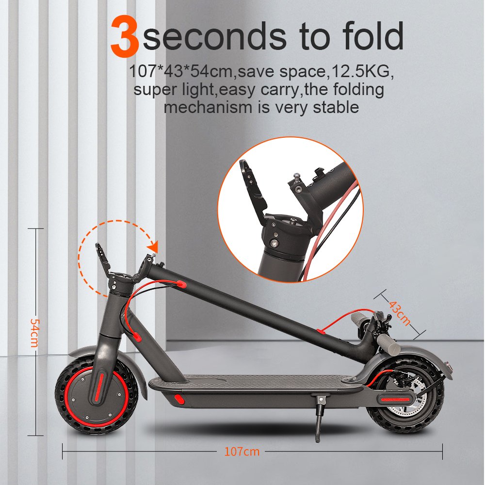 Best selling TUYA APP control electric scooter Disc Brake Electric Scooters Aluminum Alloy fashion electric scooters for adults