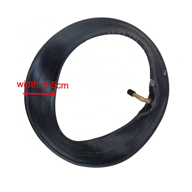 Best selling TUBE 10x2 camera 10x2.125 10x2.50 e-scooter butyl inner tube 10x2.125 butyl rubber tube with bent valve
