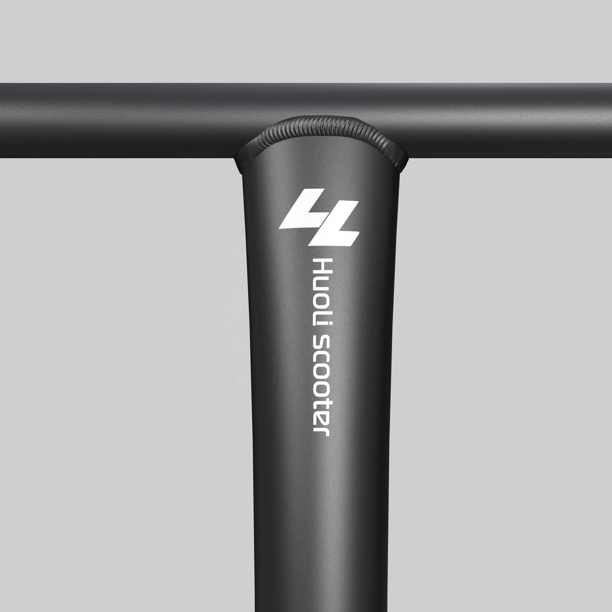 Butted 4130 chromoly Steel Bar 720mm*610mm Custom OEM ODM Pro Stunt Kick Scooter Handlebar Black SCS Scooter Bar