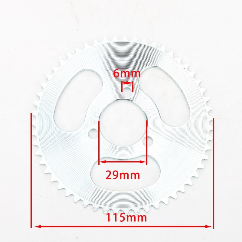 High quality 25H 55t Tooth 29mm Rear Sprocket for 47CC 49CC Mini Moto ATV Quad Dirt Pit Pocket Bike
