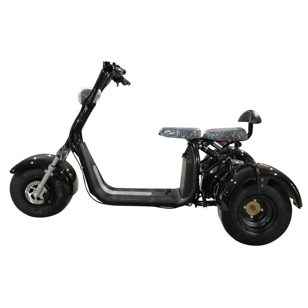 2022 Citycoco Electric Scooter 1500w-3000w for Adults 3wheel with Golf holder Back Trunk