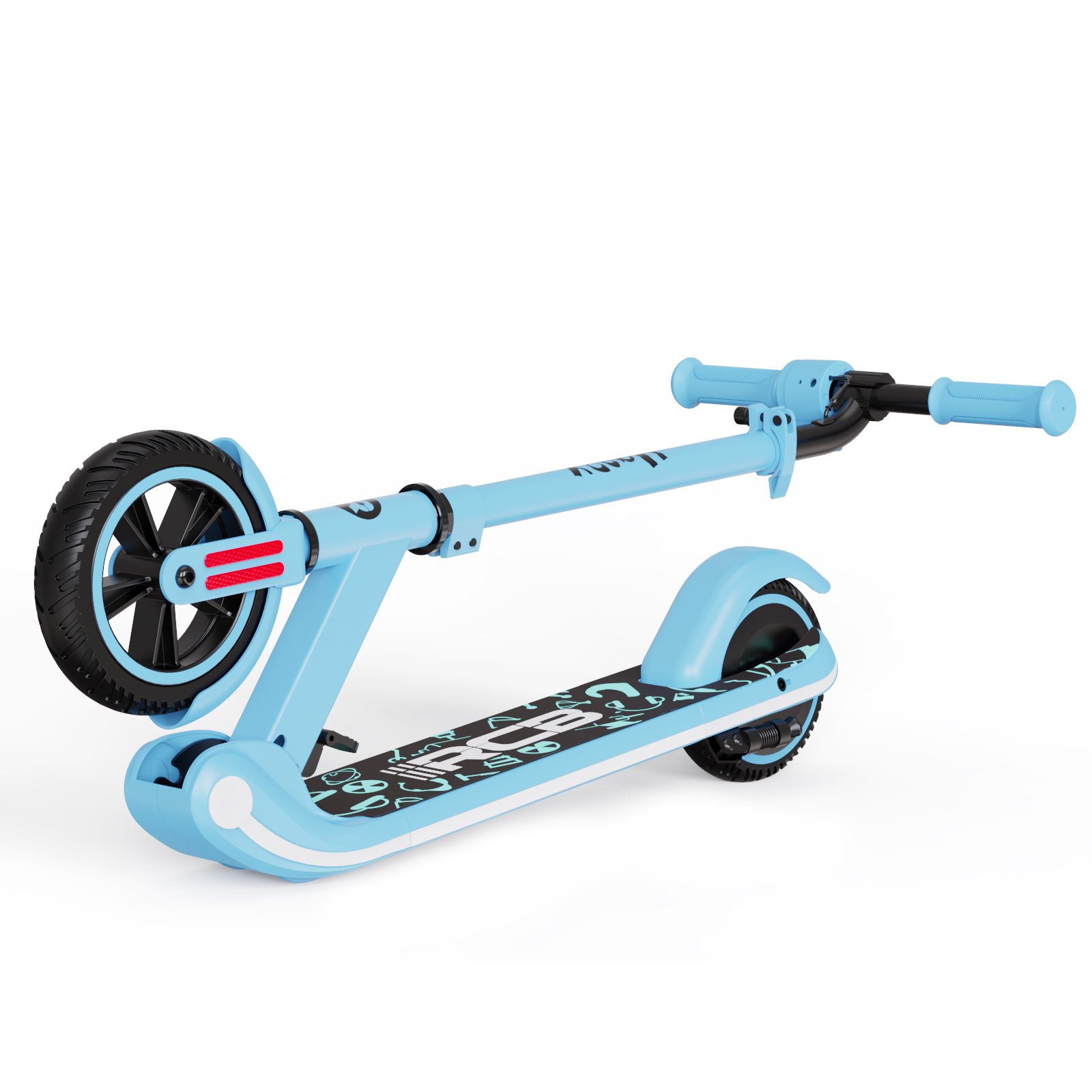 EU USA UK Stock RCB Sports Kids Electric Scooters 3 Colors 6 inches Solid Tires 200W Folding Electric Scooters for Children