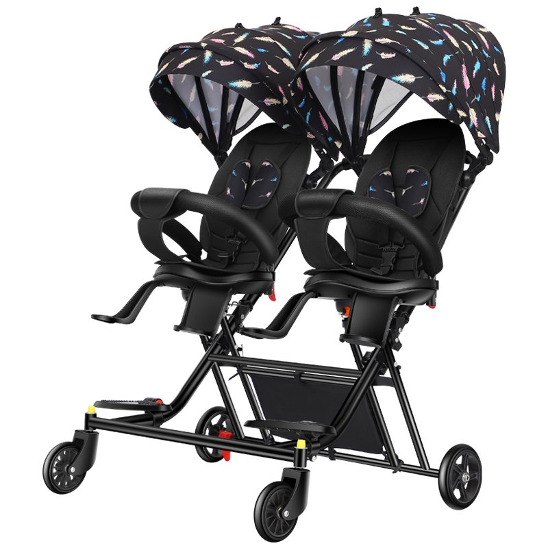 Hot Sale Best Selling 3 Wheel Push Stroller Twins Kids Trike Baby Tricycle Bike For Twins Double Seat Tricycle For Kids