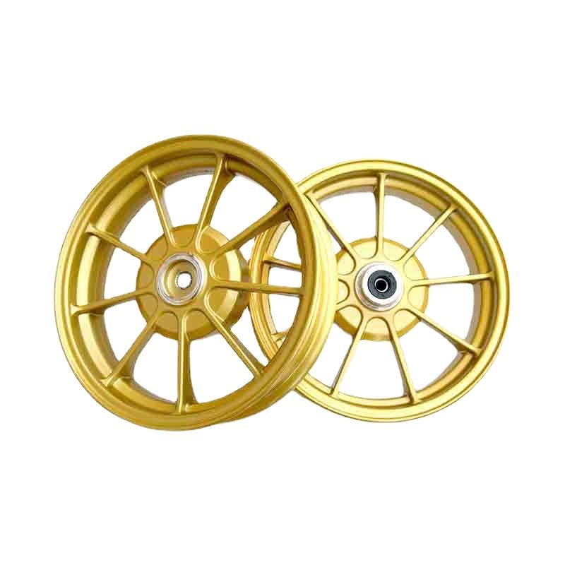 Motorcycle wheel aluminum alloy material 10inch front disc brake rear drum brake Applicable to dio 50 18/28/34/35/56