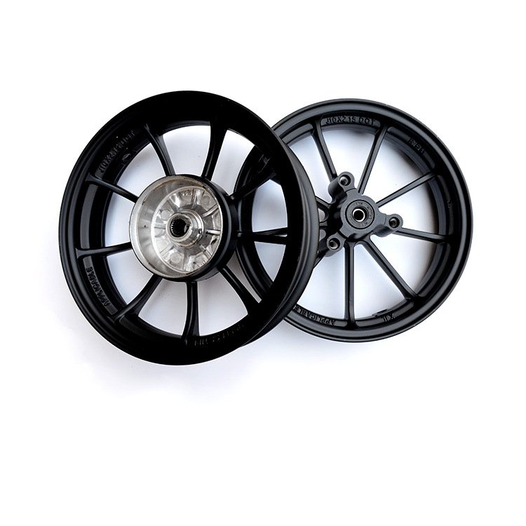 Motorcycle wheel aluminum alloy material 10inch front disc brake rear drum brake Applicable to dio 50 18/28/34/35/56