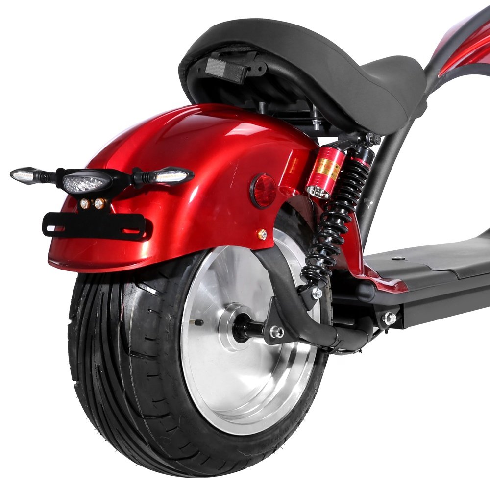 EEC 1500W/60V citycoco electric scooter with aluminum hub