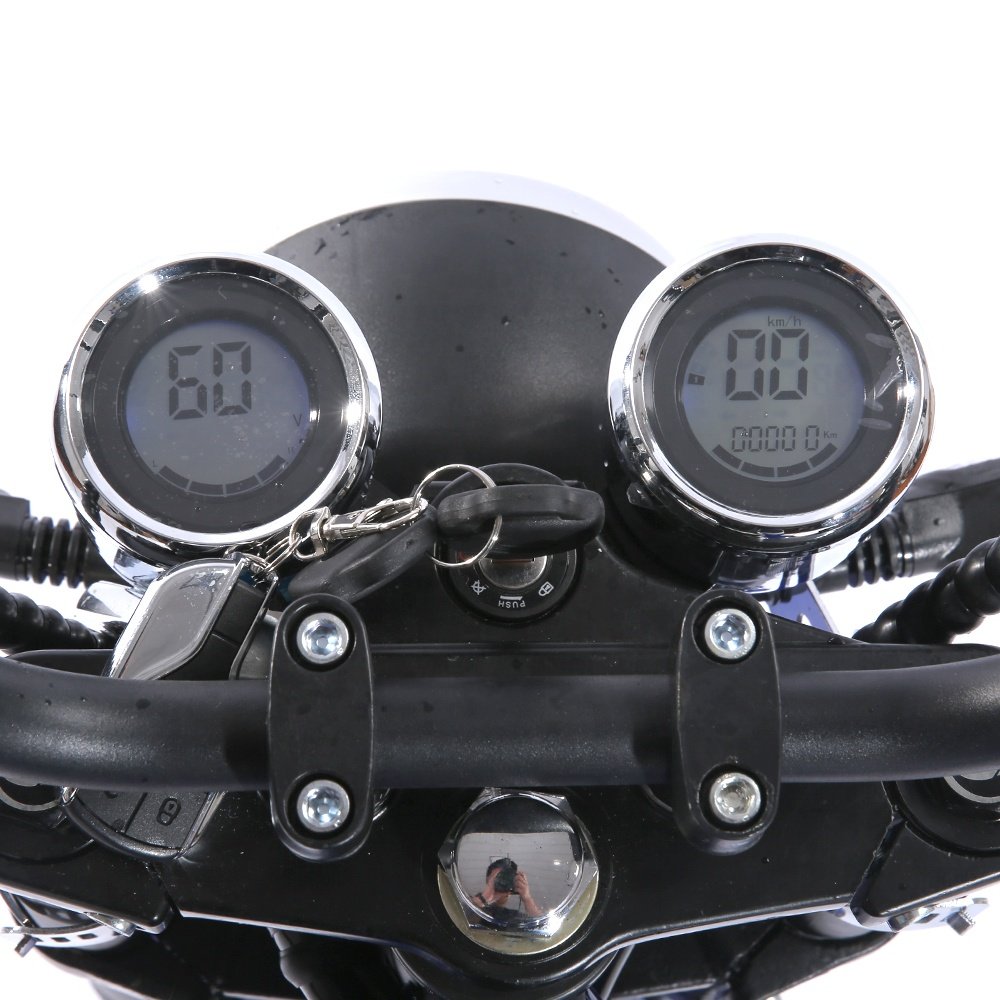 EEC 1500W/60V citycoco electric scooter with aluminum hub