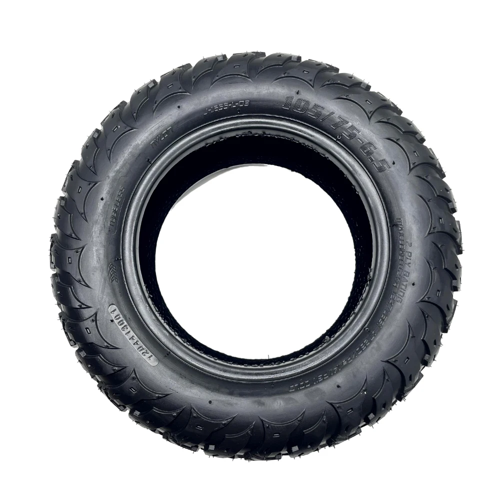 Superbsail 105/75-6.5 Tubeless Tire for Speed Savag S12 Scooter Upgrade 11-12 Inch Widened Vacuum Tire Modification Accessories