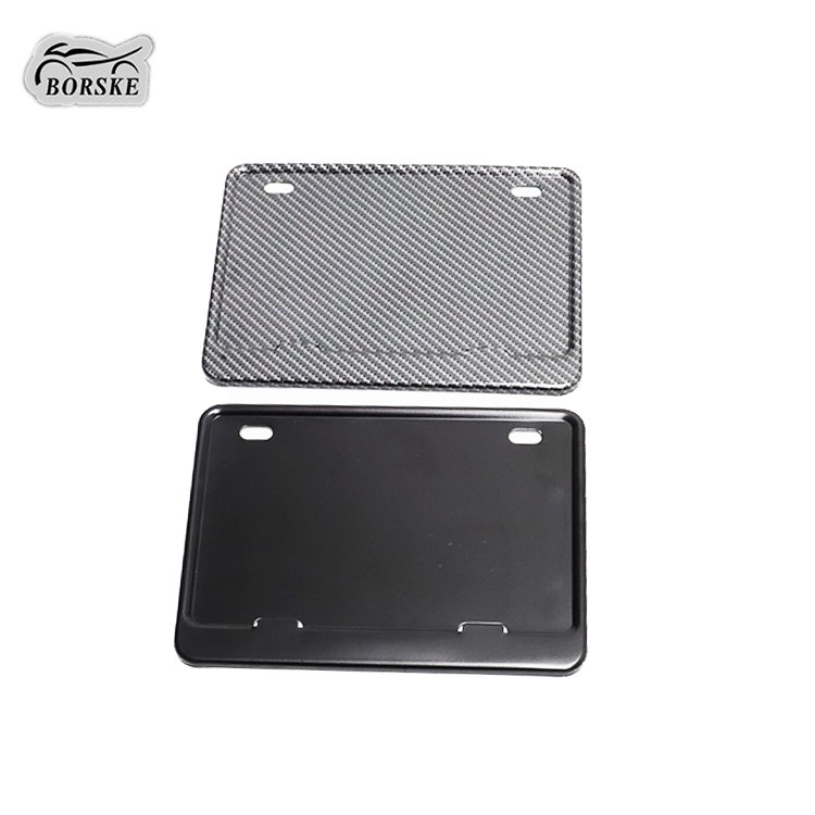 Borske Factory Wholesale Scooter License Plate Holder Motorcycle Parts Plastic Color Motorcycle License Plate Frame