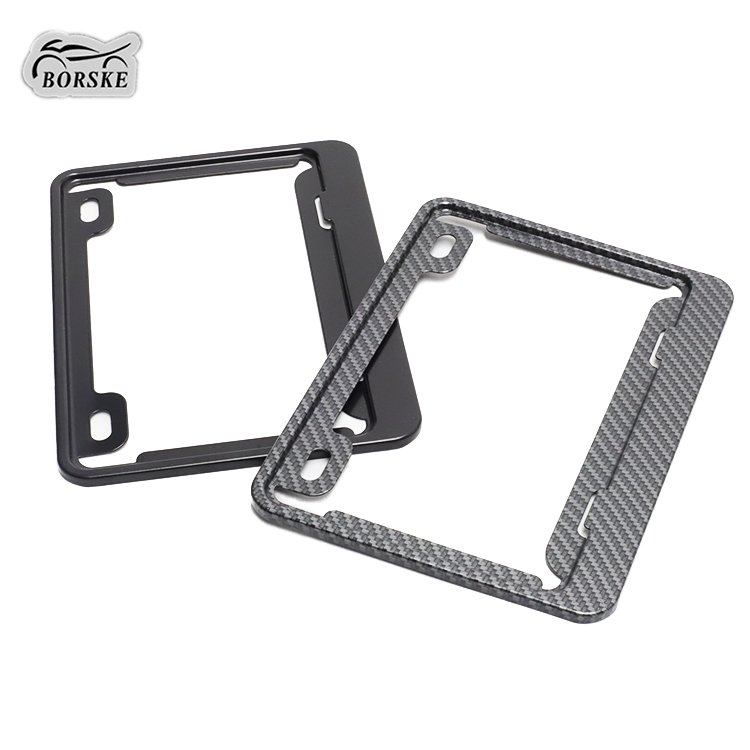 Borske Factory Wholesale Scooter License Plate Holder Motorcycle Parts Plastic Color Motorcycle License Plate Frame