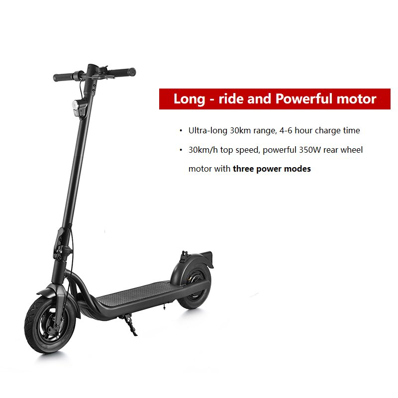 EU Warehouse in Stock Adult Scooter Electric Offroad 2 Wheel Long Range 350W Adult Electric Scooter Motorcycle