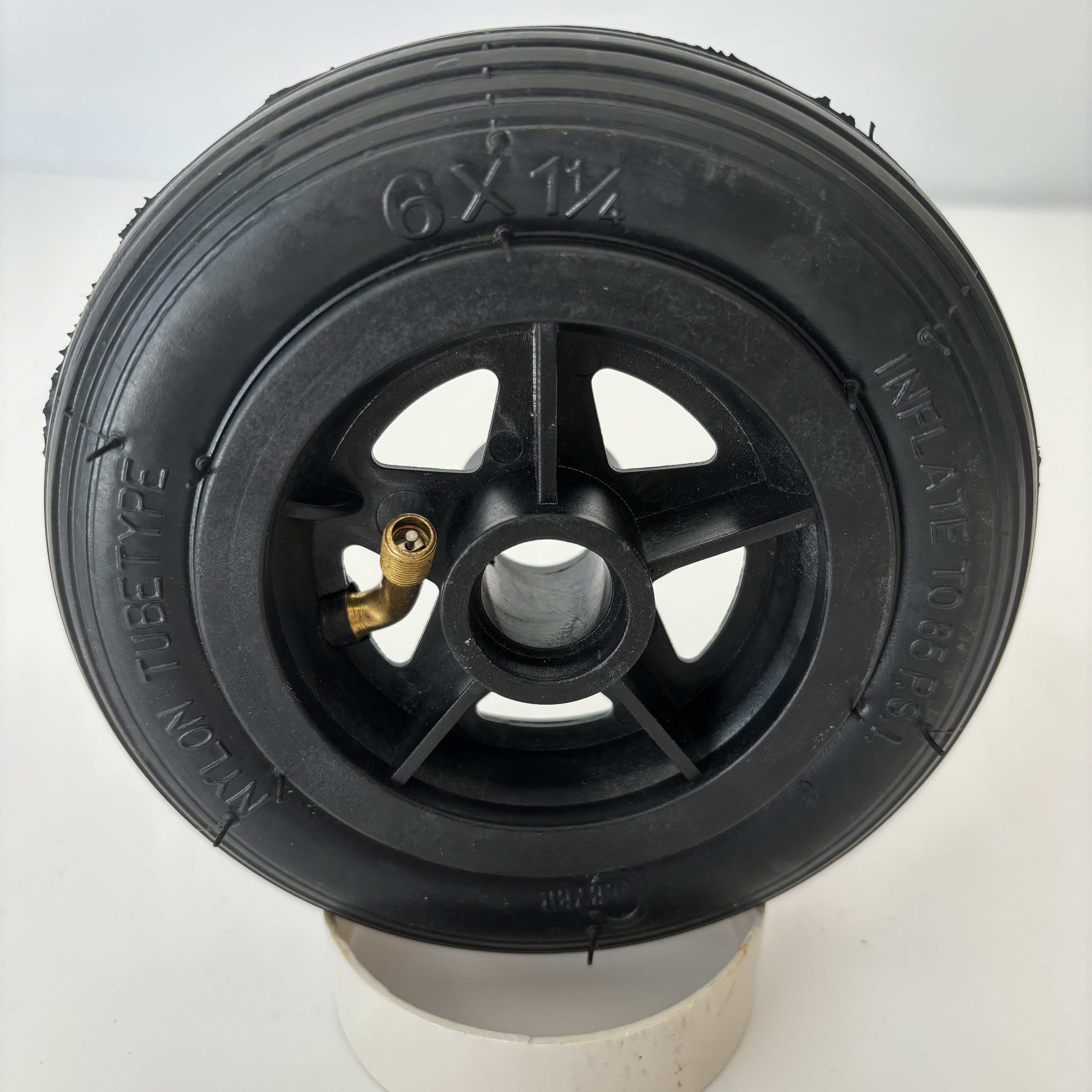 6X1 1/4 Electric Scooter Tire Pneumatic Rubber Tyres 6 inch Tires for A-Folding Bike Baby Stroller Caster Wheelchair
