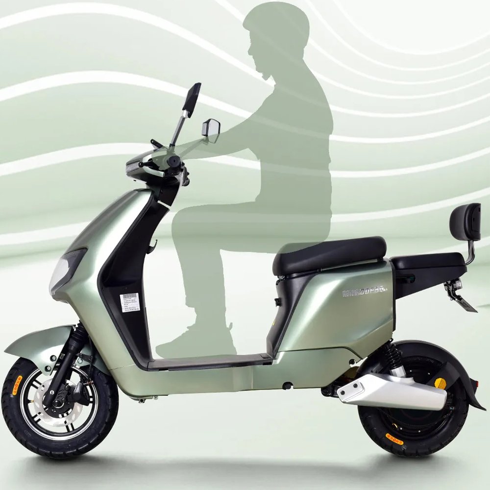 Cheaper High Speed Electric Scooter 60v 20ah 1500w Electric Motorcycle with Pedals Disc Brake