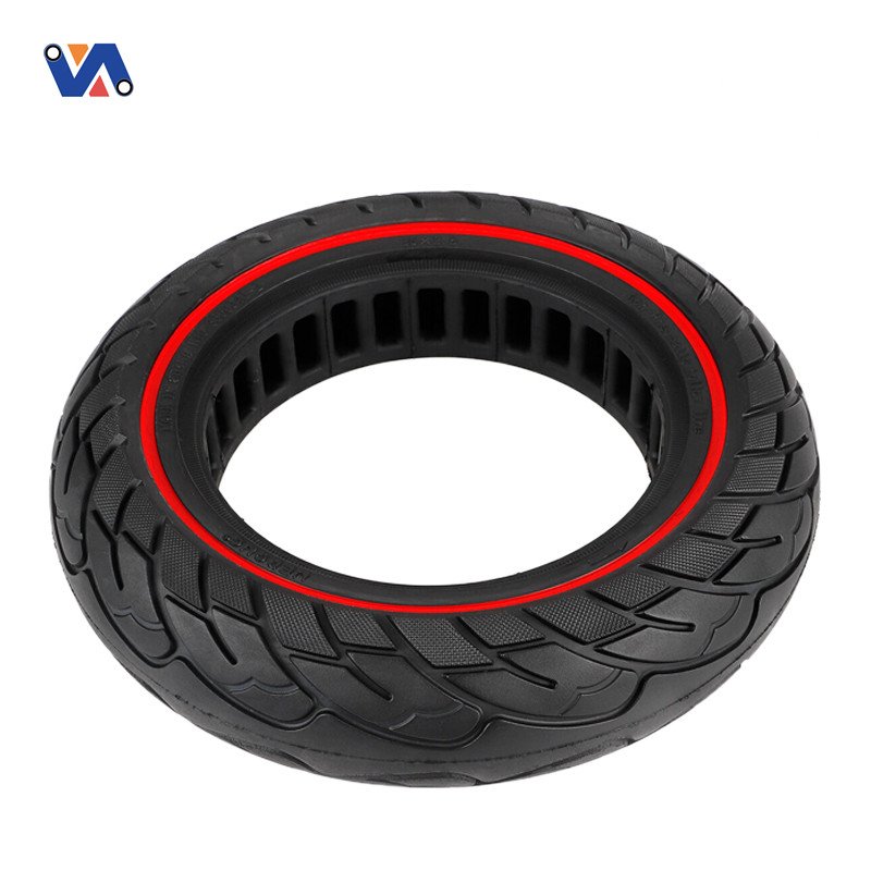 New Image EU Warehouse 10 Inch Color Honeycomb Tire Suitable For Scooter Kugoo M4 Parts Electric Scooter Wheel 10*2.5 Solid Tyre