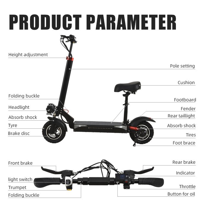 Good Selling Scooter Scoter Electr Xiaomi Adults With Seat Second Hand Electric Scooter