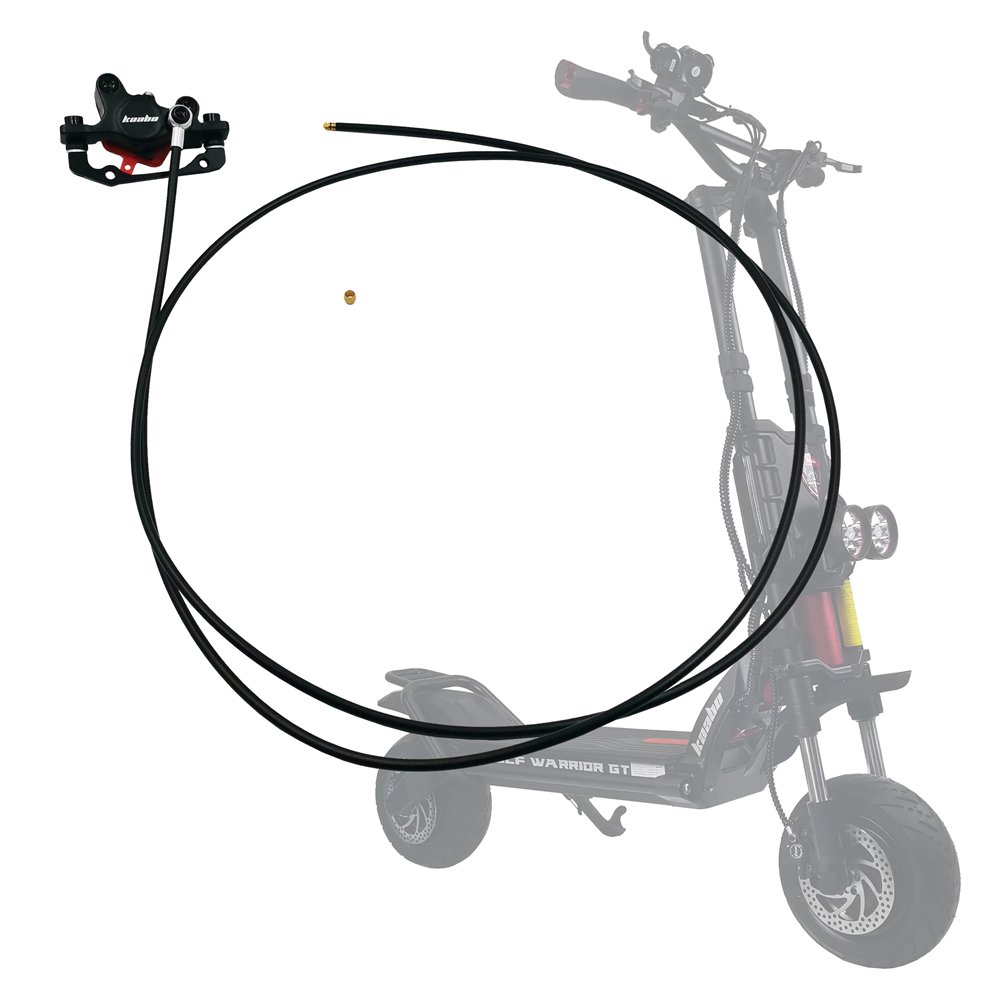Original Brake Set For KAABO Wolf King GT Wolf Warrior GT+ Zoom Hydraulic Brake Caliper Handle Oil Device official Scooter Parts