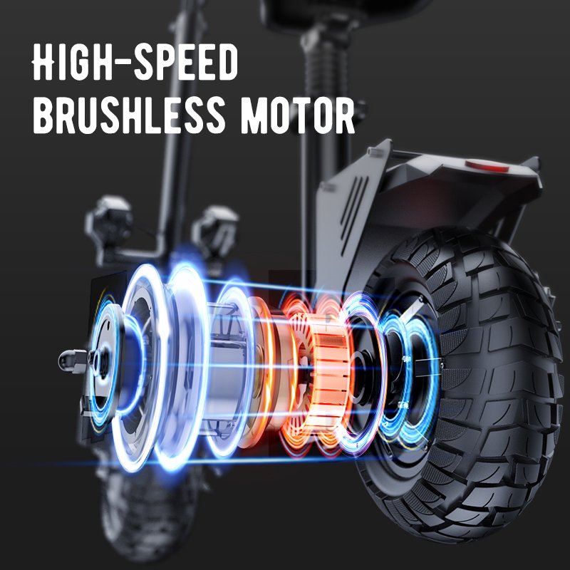 2000W Powerful Motor Foldable Scooter Up To 35 Miles Range max load 280 pounds Smart Electric Scooters