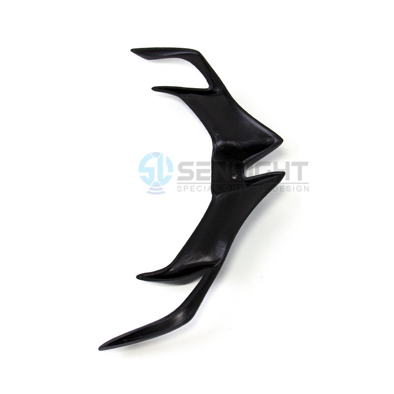 Motorcycle Winglet Plastic Carbon Black Red blue yellow gray black Plastic Motorcycle Scooter Wing Kit Spoiler For Yamaha R15 v3