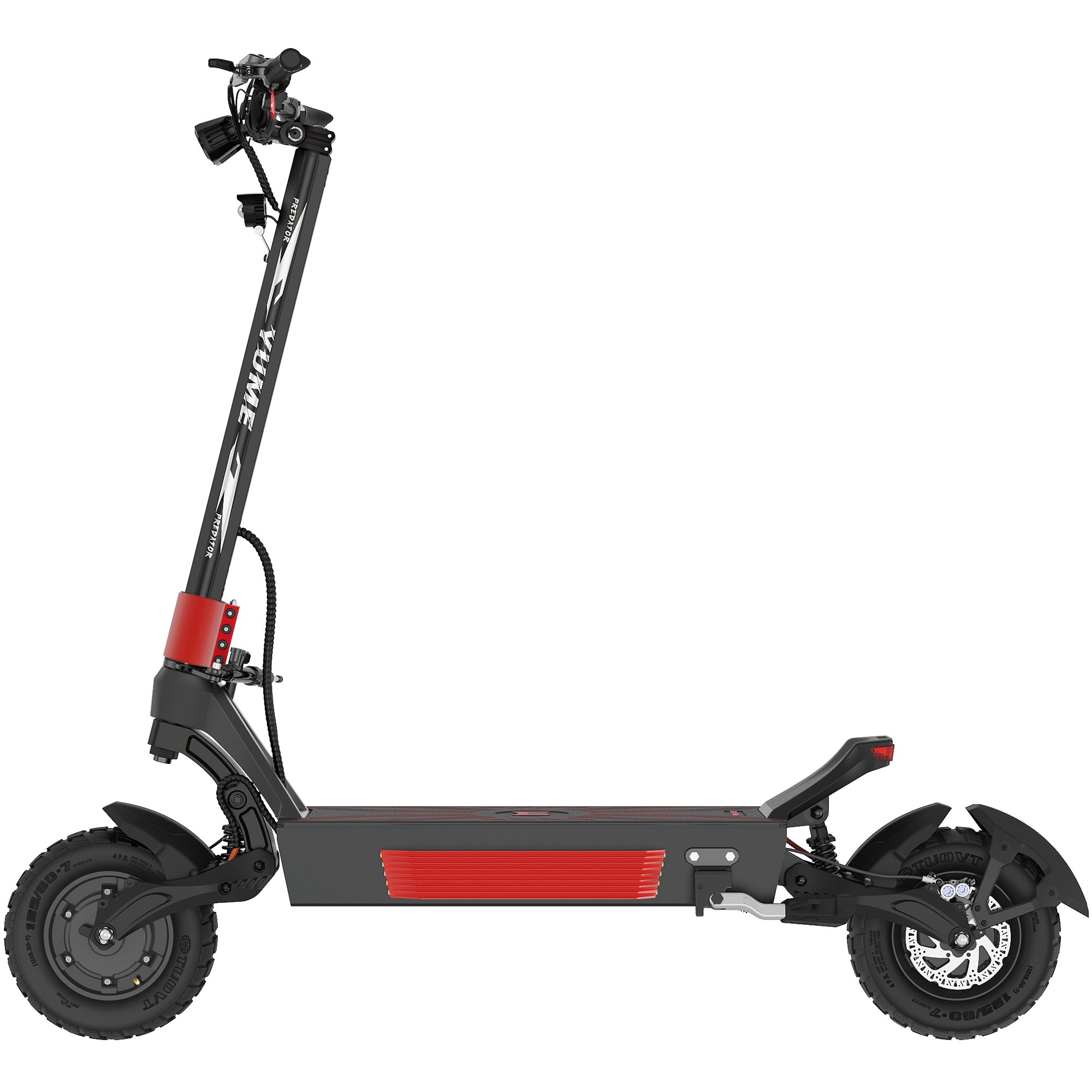 YUME Predator high-performance scooter 72v 8000w dual motor adult electric scooter with massive 13-inch tires