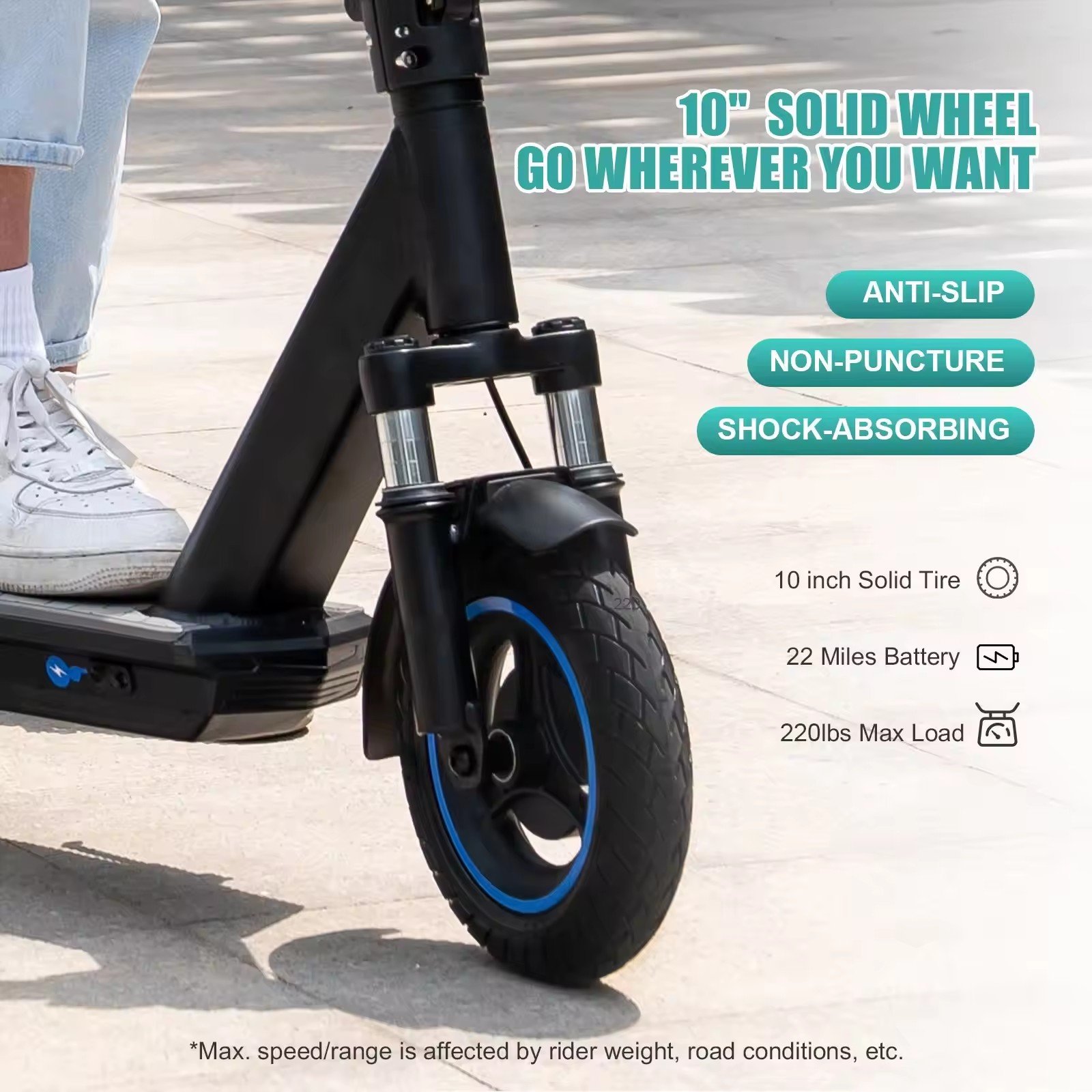 EU Warehouse Original EVERCROSS EV10Z Floding Electric Scooter for Adult 35KM Range 500W 25km/h Electric Kick scooter