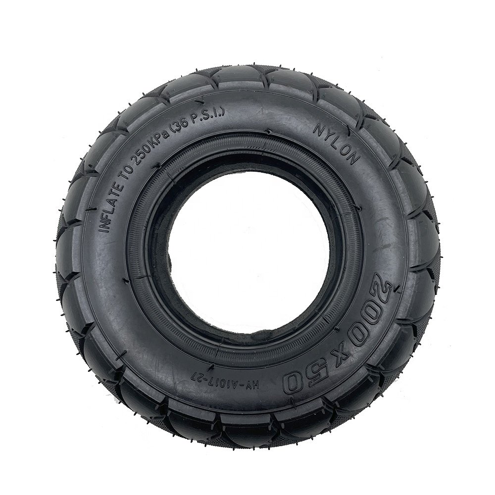8 Inch 200x50 Solid Tire Polyurethane Foam Filled Explosion-Proof Tyre for Mini Electric Scooter Parts