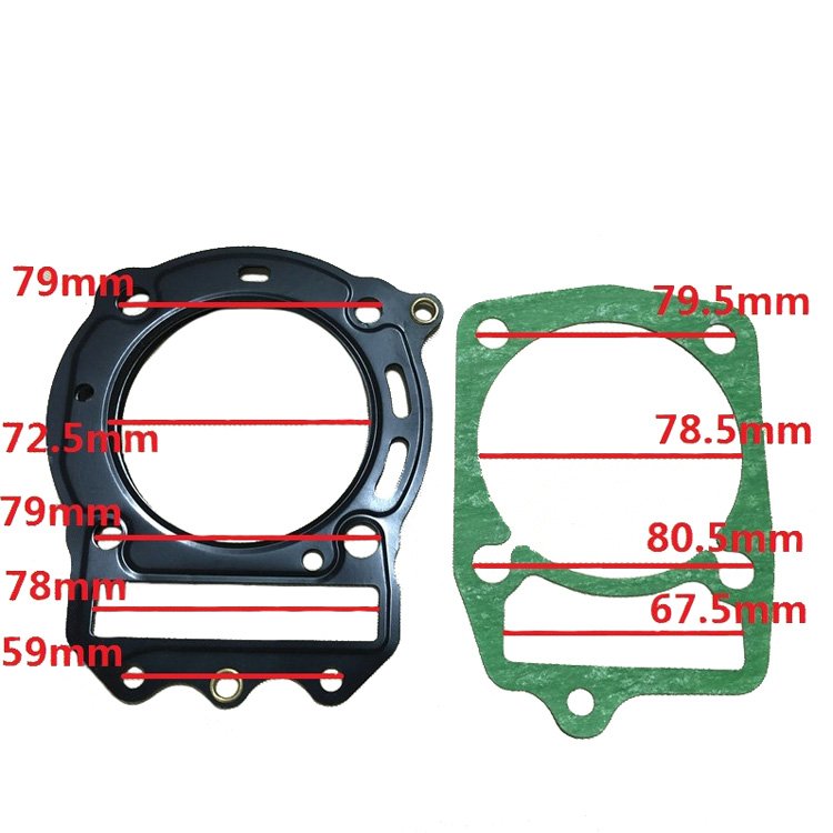 scooter CH250 CF250 ATV250 CN250 KS4 cylinder block gasket for 250cc CH CF CN 250 engine seal spare parts