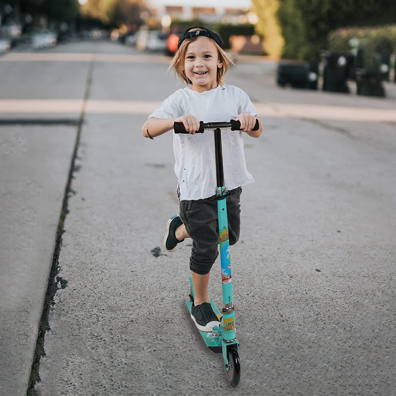 US CA  Dropshipping China Factory Supply Wholesale kick scooters foot scooters snow ski scooter for kids 2 in 1