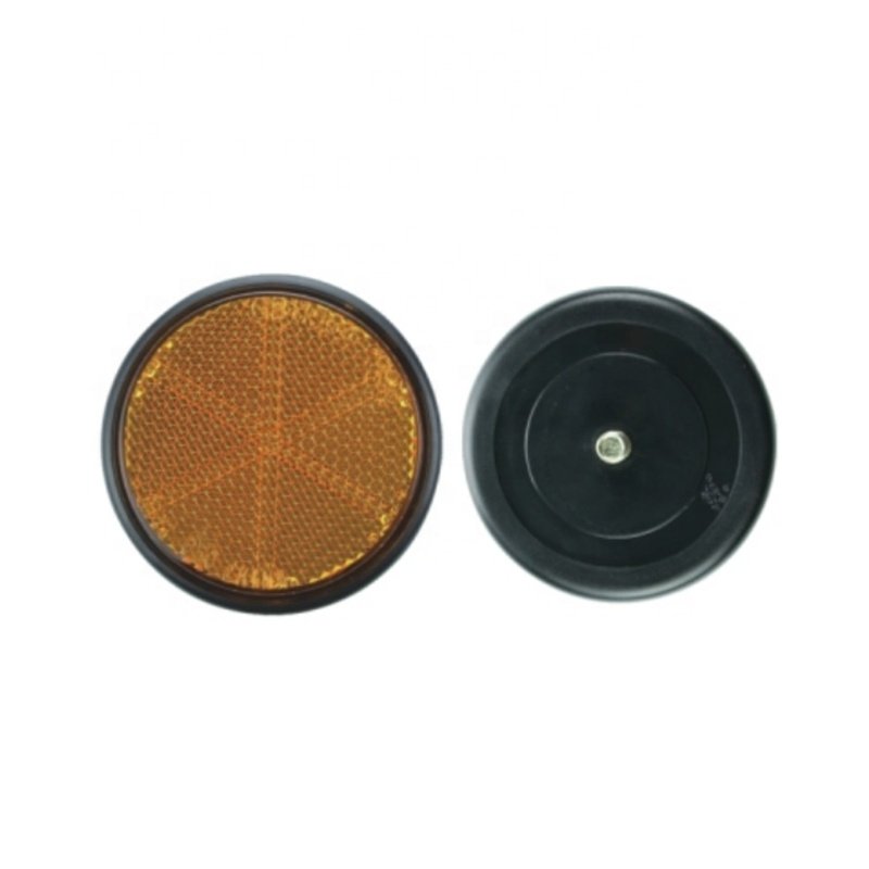 EMARK CQC round dia 59mm retro reflective Auto reflector warning sign for motorcycle scooter