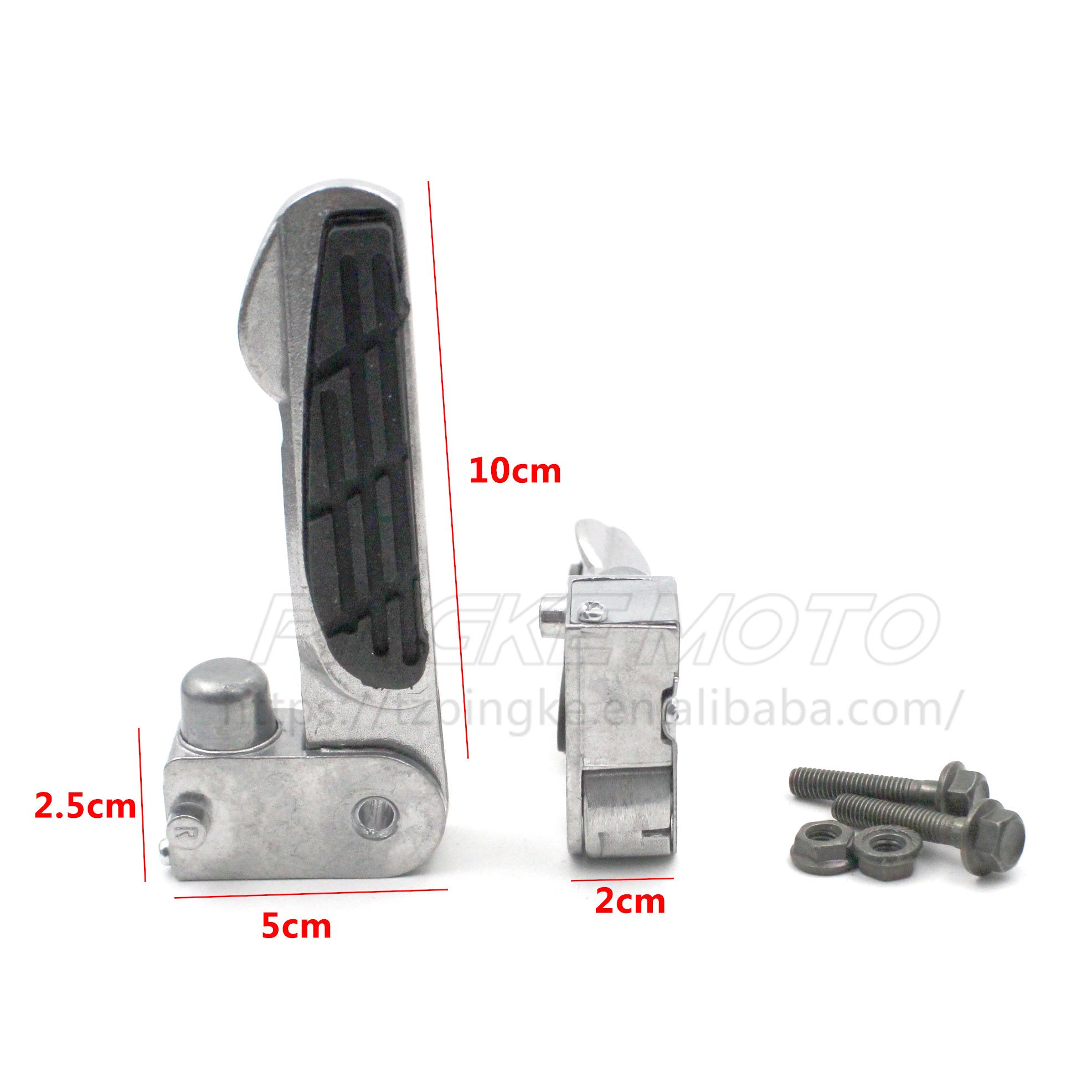 Aluminum Folding Foot Pegs for Motorbikes Rear Pedals as Motorcycle Body Systems Footrests