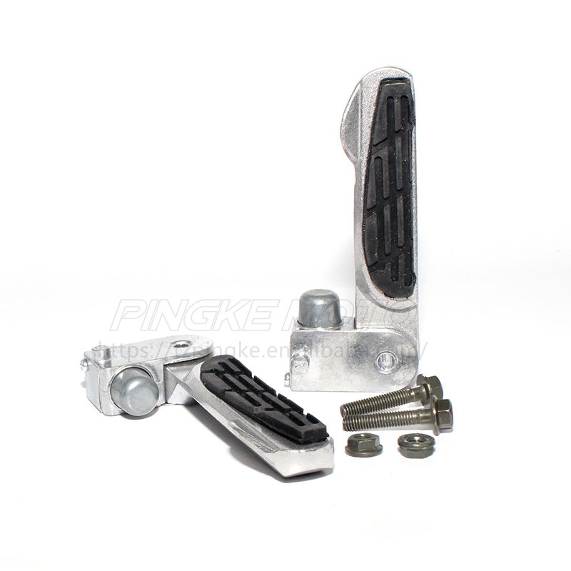 Aluminum Folding Foot Pegs for Motorbikes Rear Pedals as Motorcycle Body Systems Footrests