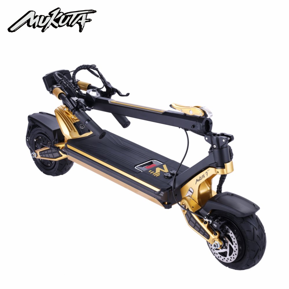 New Mukuta 9 Plus Fast Electric Scooter Dual Motor 1600Wh Power 48Km/H Max Speed 9'' Cheapest Electric Scooters